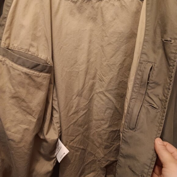 Eddie Bauer Men's Olive Green Canvas Barn Coat Chore Field Jacket Size Large - Picture 8 of 11